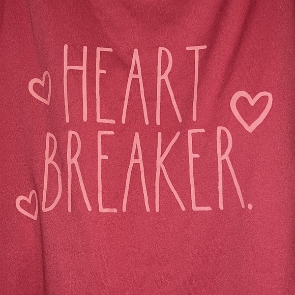 RAE DUNN Pink 2 pieces comfort tank and panties set Heart Breaker size Medium - Picture 3 of 9